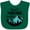 Green, variant on Inktastic Dad's Hiking Buddy with Mountains and Trees Boys or Girls Baby Bib