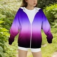 thumbnail image 5 of DxhmoneyHX Hoodies for Girls Fashion ​Printed Athletic Zip up Jacket Fall Winter Long Sleeve Casual&nbsp;Outerwear Going Out Tops with&nbsp;Pockets Size 6-7Years, 5 of 5