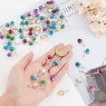 thumbnail image 3 of 70 Pcs 7 Colors Angel Wing Pendant Beads Fairy Angel Charms Pendants Colorful Glass Pendants for Earring Necklace Bracelet Jewelry DIY Crafts Making, 3 of 7