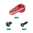 thumbnail image 3 of Aluminum Alloy 1/18 25T Steering Servo Arm Horn Red for DIY RC Car/Boat/Airplane Boat 1 Pcs, 3 of 6