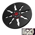 thumbnail image 1 of Empty Tape Reel, 7 Inch Aluminum Alloy Universal Take Up Reel with 8 Holes, 1/4in Open Reel Opening Machine Parts for  Studer, Long Term Recording Storage, 1 of 7