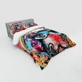 thumbnail image 3 of Ambesonne Art Bedding Set 3 Pcs, Grafitti Sketchy Paint, Twin, Multicolor, 3 of 3
