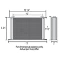 thumbnail image 2 of Derale 51988 Stack Plate Cooler, 19 Row, -8AN, 90 Degree Swivel, 2 of 3