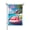 Style 2, variant on Summer Flamingo Garden Flag 12x18 Inch Double Sided Beach Flamingo Tropical Bird Yard Flag Outdoor Decor Patio Lawn Summer Decorations