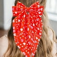 thumbnail image 2 of Vadktai Valentines Hair Bows for Women, Big Bows Hair Clips, Red Heart Hair Barrettes Hair Ribbon Satin Hair Accessories for Girls Valentines Party Supplies, 2 of 2