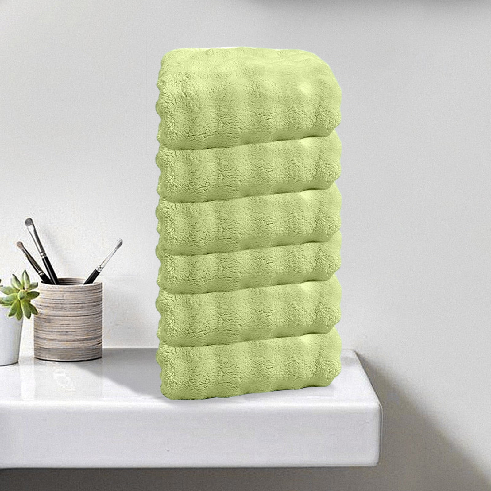 Summer Savings Clearance! Boovnll 6 Pack Hand Towels for Bathroom, 13x30" Super Soft & Absorbent Quick Dry Solid Color Towels, Thicken Microfiber Hand Towels for Hotel, Pool, Spa, Beach, Towels