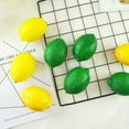 thumbnail image 4 of 10pcs Bubble Simulation Fake Lemon Fruits Artificial Vegetables Fruit Model House Kitchen Party Home Decoration Decorative Fruit, 4 of 4