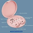 thumbnail image 3 of XIHAMA USB C Adapter OTG Cable Kit, Multi Charging Cable Case Convertor USB C to iOS Device/Type C/Micro/USB A Adapter, Data Transfer Contains Card Slot for Traveling, Use as Phone Holder, 3 of 6