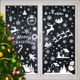 thumbnail image 4 of Bolas colgantes de Navidad, palitos de caramelo, copos de nieve, pegatinas de vidrio, adornos navideños, colgantes de Navidad, decoración navideña, feliz año nuevo 2025, 4 of 5