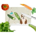 thumbnail image 2 of Caroline's Treasures English Bulldog Brindle White Glass Cutting Board Large, 2 of 2