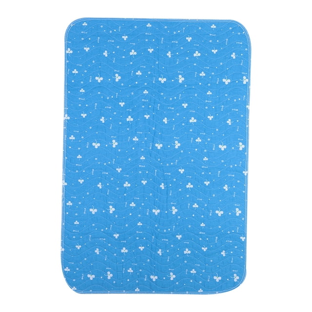 Alèse Réutilisable Lavable Alèse de Lit Alèse pour Incontinence Alèse Réutilisable Lavable Imperméable Enfants Adultes Alèse pour Incontinence Bleue