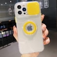 thumbnail image 2 of Design for iPhone 14 Pro Max Case Clear Bumper Slim Protective Candy Color Slide Camera Lens Cover and Built-in Kickstand Ring Holder Stand Protector, 2 of 4