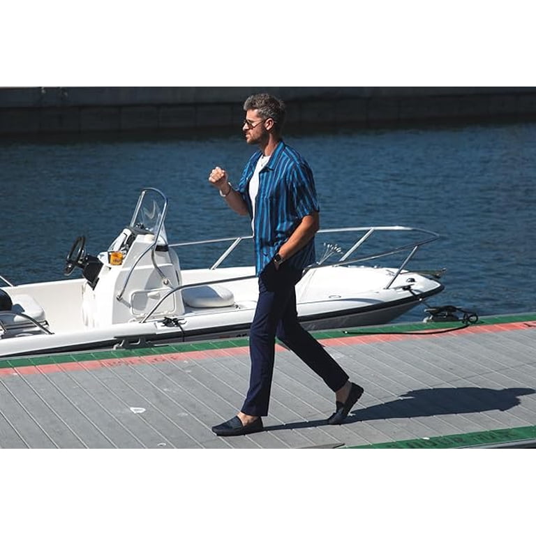 NEW SWIMS men\'s penny loafer in navy Swims Water-Resistant Large Size Penny Loafers | Westport  main image 3