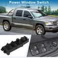 thumbnail image 2 of Interruptor de ventana eléctrica Unique Bargains No.5GU34DX9AB Interruptor de control de ventana para Dodge Dakota Durango para Ram 1500 Negro, 2 of 7