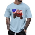 thumbnail image 5 of Independence Day T Shirts for Men 2026 Summer Casual Short Sleeve Crewneck Us Flag Tractor Graphic Tees Farmers Tshirt, 5 of 5