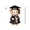 B, variant on Personalized Graduation Bear Keychain, Class of 2026 Acrylic Small Bear Keychain Grad Keepsake Gifts for Him Her Graduates Holiday Party Favor Keepsake