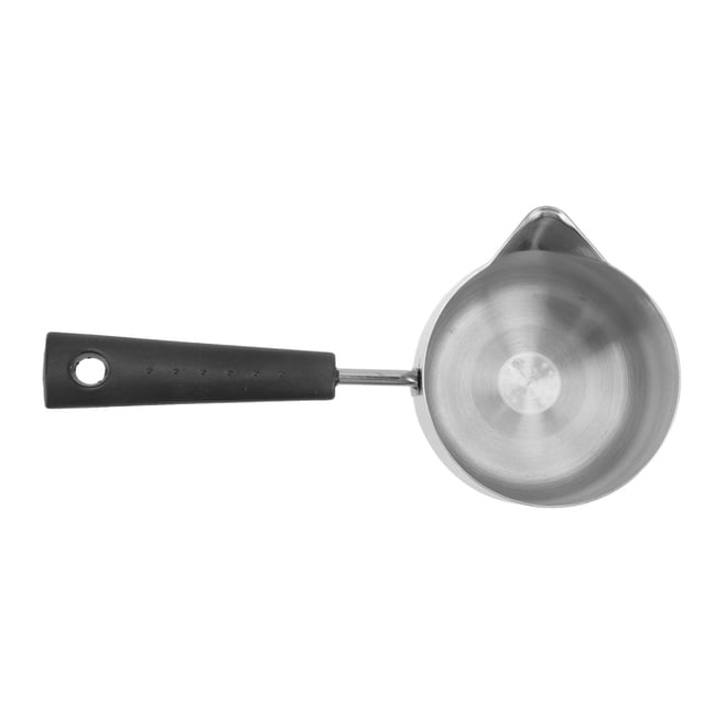 Pichet toroïde de café à longue poignée, cafetière turc des classiques, 304 en acier inoxydable Rustproofing plus lisse-lait picheur pour café à la maison