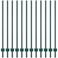 thumbnail image 3 of OUYAWEI 12pcs 5FT Metal Fence Post T Post Wire Fence Lawn Garden Green, 3 of 7