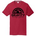 thumbnail image 1 of Camiseta de rendimiento juvenil de Gravity Outdoor Co. - Logo negro - Rojo - Medium Gravity Outdoor Co. Cima, 1 of 2