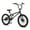 Black, variant on SPATIAL 20" BMX Bicycle,Fits Rider for 4'3" - 5'4", Dual Disc Brakes BMX Bikes,2 Pegs Single Speed Bike