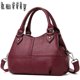 thumbnail image 2 of Venta caliente de bolsos de hombro tipo bandolera de piel de oveja con retazos de moda, bolsos de cuero para mujer, bolsos de mano de cuero para mujer, 2 of 5