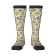 thumbnail image 2 of Lsque Skull Snake Printed Crew Socks Men's Women's LightWeight Thin Casual Calf Socks ,Knee High Socks,Cotton Socks, 2 of 9