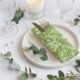 thumbnail image 3 of Cloth Napkins Set of 4 - 20x20 Inches, Vintage Green Washable Reusable Table Napkins, Retro Botanical Abstract Art Soft & Absortbent Dining Napkin for Party Wedding Hotel Restaurant, 3 of 8