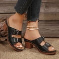 thumbnail image 2 of HSMQHJWE Sabots à Plateforme pour Femmes Mules Sandales à Talons Hauts Bout Rond Mules à Enfiler Talons Cloutés pour Femmes Chaussures Décontractées Confortables, 2 of 8