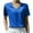 New1/Blue, variant on Otvok Womens Solid Color V-Neck Short Sleeve Casual Shirt Tops