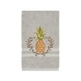 thumbnail image 5 of Authentic Hotel and Spa Turkish Cotton Pineapple Embroidered Light Grey 3-piece Towel Set, 5 of 5