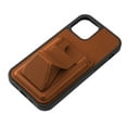 thumbnail image 2 of Mantto iPhone 11 case,iPhone Series Rugged Rubber Durable with kickstand Cover,shock and scratch resistant,2 in 1 Synthetic Leather+TPU Case for iPhone 11,Brown, 2 of 7