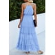 thumbnail image 3 of Vestido PRETTYGARDEN XL Maxi de Playa sin Mangas Azul Claro, 3 of 5