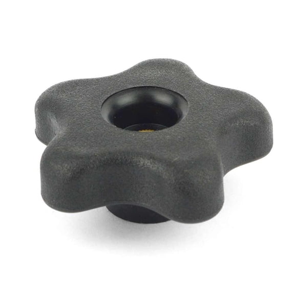 Big Horn 19707B 5 Star Thru Knob Thread 1/4-20