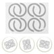 thumbnail image 1 of unbranded 8Ud Calcomanías Para Sonido De Guitarra En Papel Con Personalizado Para Guitarras Acústicas, 1 of 6
