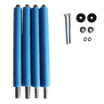thumbnail image 1 of Trampoline Poles Replacement, with Trampoline Poles Anti-Collision Protector, with Screws Enclosure Straight Tube 1.96m, 1 of 8