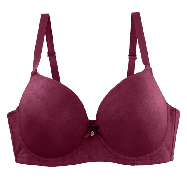 Women Sexy Lace Front Button Shaping Cup Adjustable Shoulder Strap Large Size Underwire Bra High Intensity Sports Bras for Women Womens Bra 36c Workout Sports Bras Compression Bras Bra Comfort Tight