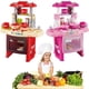 thumbnail image 2 of Electronic Kitchen Cooking Toys Cooker Play Set Lights & Sound Portable Children Kids Tools, 2 of 5