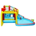 thumbnail image 6 of Inflatable Slide Water Park Complete Setup for Kids 3 - 10, Bouncer Play House Outdoor Soccer with Splash Pool & Water Spray & Climbing Wall & Basketball & Football - 177 L * 137 W * 94.4 H (inch), 6 of 10