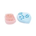 thumbnail image 2 of 10*0.7cmblue1pcs Cepillo de masaje para perros y gatos, cepillo de baño para mascotas fácil de limpiar con placa de silicona extraíble - Peine para perros y gatos de pelo medio y largo, 2 of 5