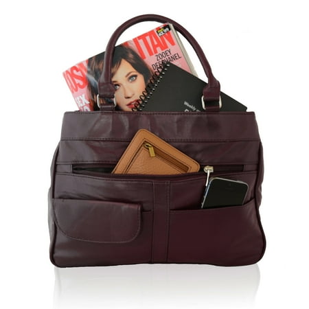 - AFONiE Genuine Big bag Luxurious Fashion Soft Leather Shoulder Handbag