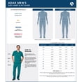 thumbnail image 6 of Adar Universal Scrubs For Men - Zippered Short Sleeved Scrub Jacket, 6 of 7