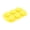Yellow, variant on Blue Silicone Lemon Ice Cube Mold For Kitchen And Bar Use 6-Cavity With Easy Release And Durable Design