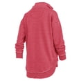 thumbnail image 3 of Women's Pressbox Red NC State Wolfpack Northfork Sojourn Poncho Quarter-Zip Sweatshirt, 3 of 3