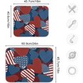 thumbnail image 2 of Lavender Lemon Floral Dishes Drying Mat Absorbent Quick Dry Rainbow Heat Resistant Mats for Kitchen Counter Decoration 16x18 Inch, 2 of 6