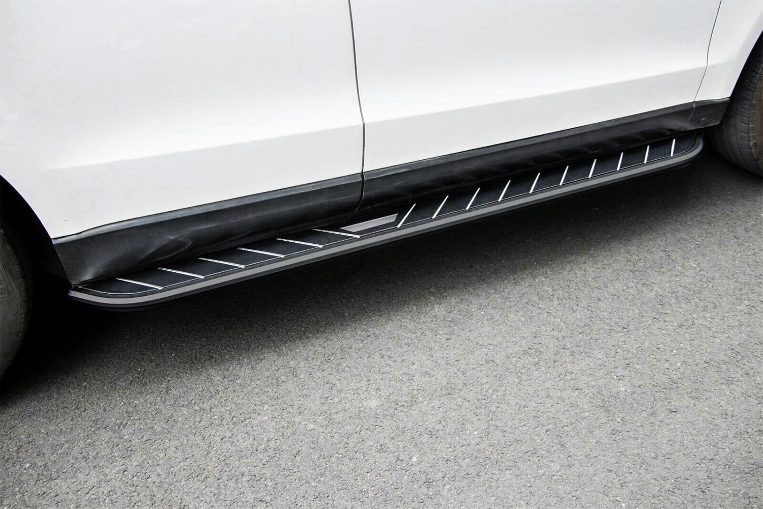 2 pcs fit for JEEP Grand Cherokee 2022-2025(Exc.4XE) Running Boards Aluminium Side Step Nerf bar (with Brackets)  black