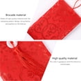 thumbnail image 2 of CIMAXIC Enveloppes Rouges Brocart de Noël et Nouvel An, Enveloppes Rouges Estampées Or pour Fête de Noël, 7.48"X4.72"X0.39 Pouces, 2 of 4