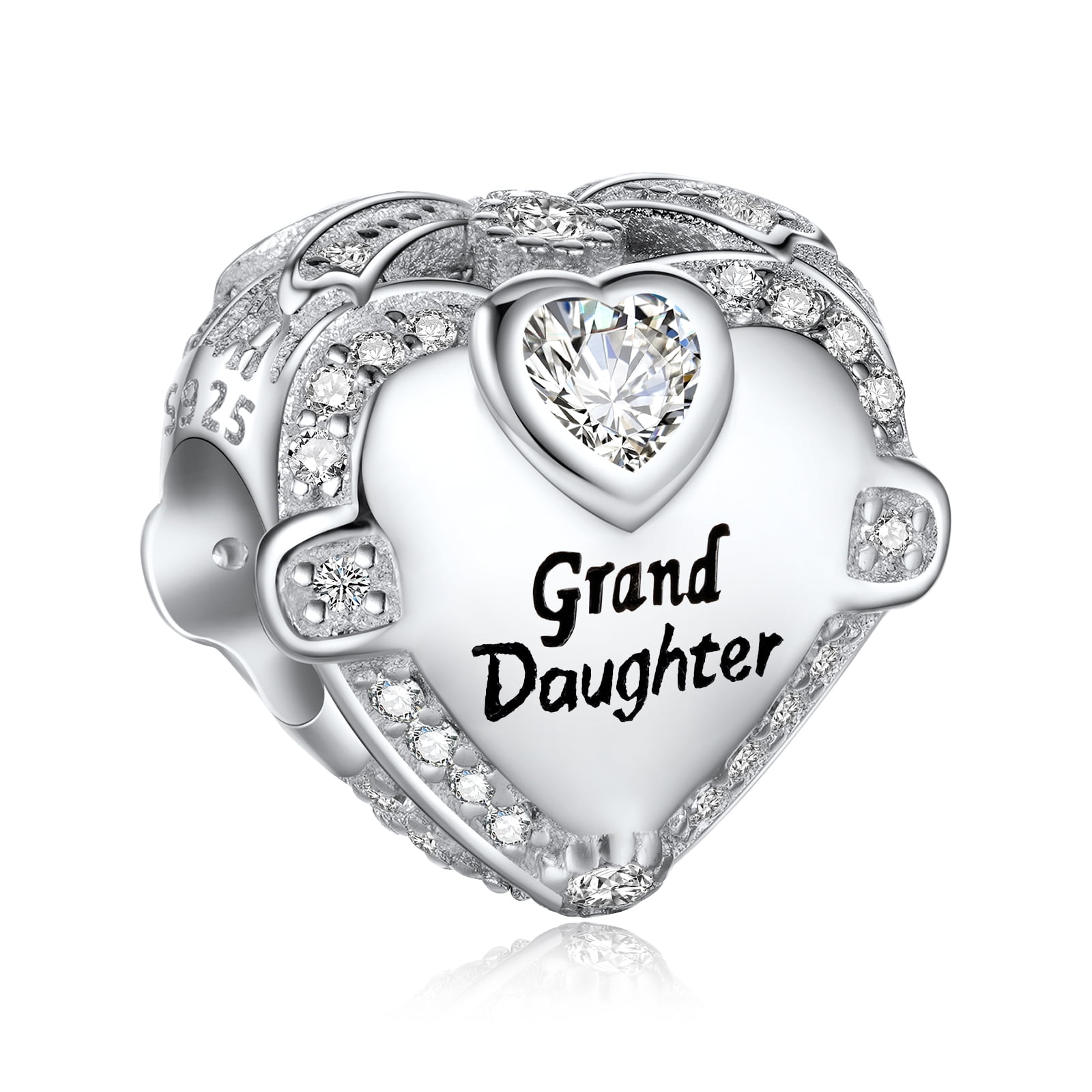 NINGAN I Love Grandma Charm for Pandora 