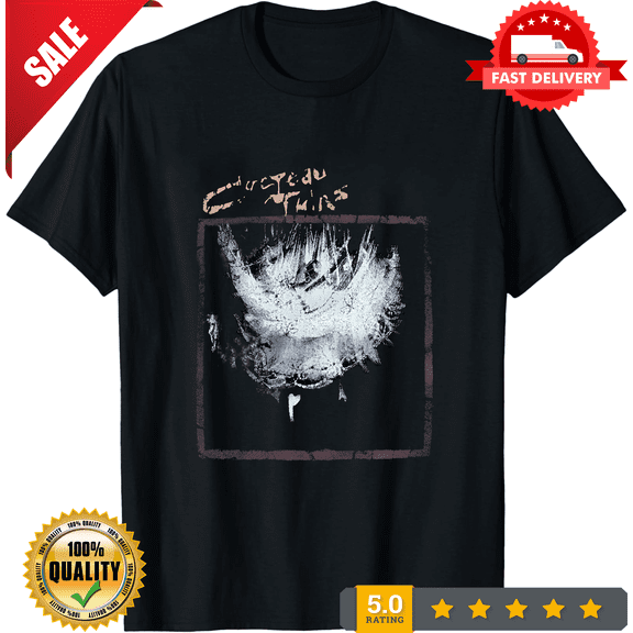 Rare Rare Vintage Cocteau Twins Tour Black All Size T-Shirt 90s TT187, ULTRA LIMITED-TH69378