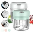 thumbnail image 1 of Electric Mini Garlic Choppers Meat Grinder Crusher For Nut Fruit Vegetable Food Chopper Meat Mincer Kitchen Tools, 1 of 9