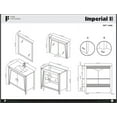 thumbnail image 3 of Fine Fixtures Imperial Collection Surface Mount30" Bathroom Mirror, Ebony wave, 3 of 5